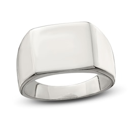 Closed Back Signet Ring Sterling Silver