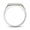 Thumbnail Image 3 of Closed Back Signet Ring Sterling Silver