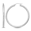 Thumbnail Image 0 of Diamond-Cut Hoop Earrings Sterling Silver 45mm