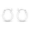 Thumbnail Image 1 of Hoop Earrings Sterling Silver 10mm