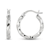 Thumbnail Image 1 of Twisted Hoop Earrings Sterling Silver 15mm