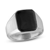 Thumbnail Image 1 of 1933 by Esquire Men's Natural Black Onyx Ring Sterling Silver