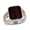 Thumbnail Image 1 of 1933 by Esquire Men's Natural Chalcedony Ring Sterling Silver/14K Yellow Gold-Plated