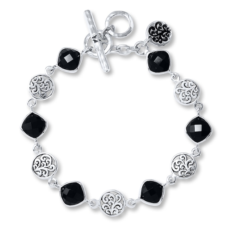 Lois Hill Bracelet Onyx Sterling Silver