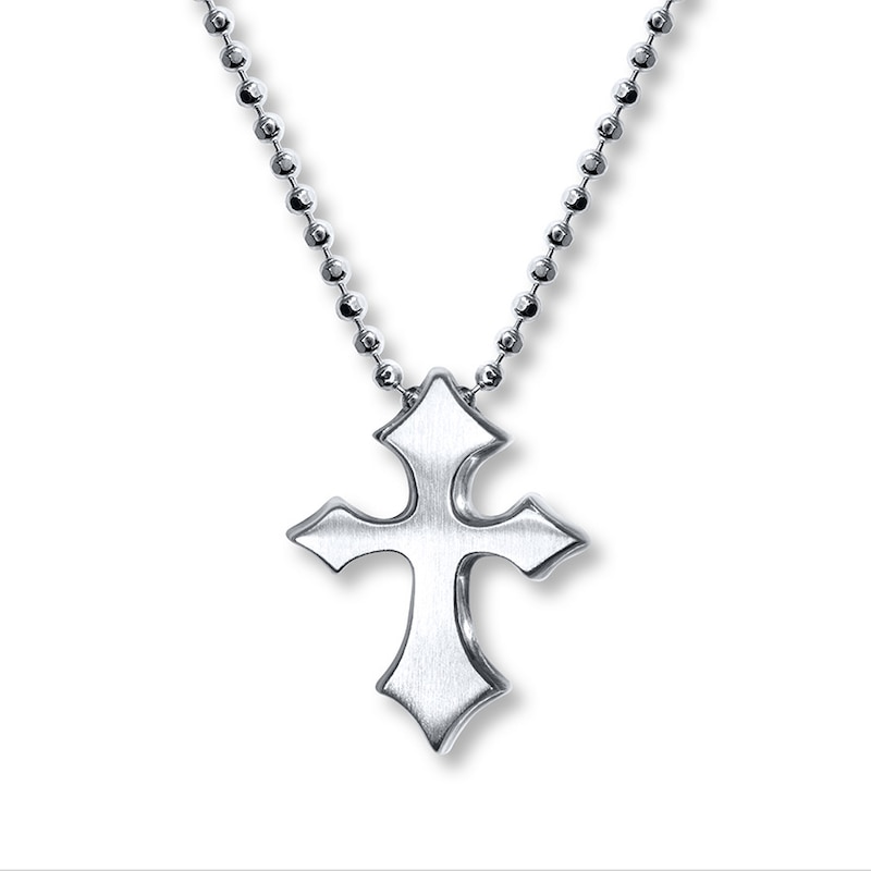 Main Image 1 of Alex Woo Cross Necklace Sterling Silver