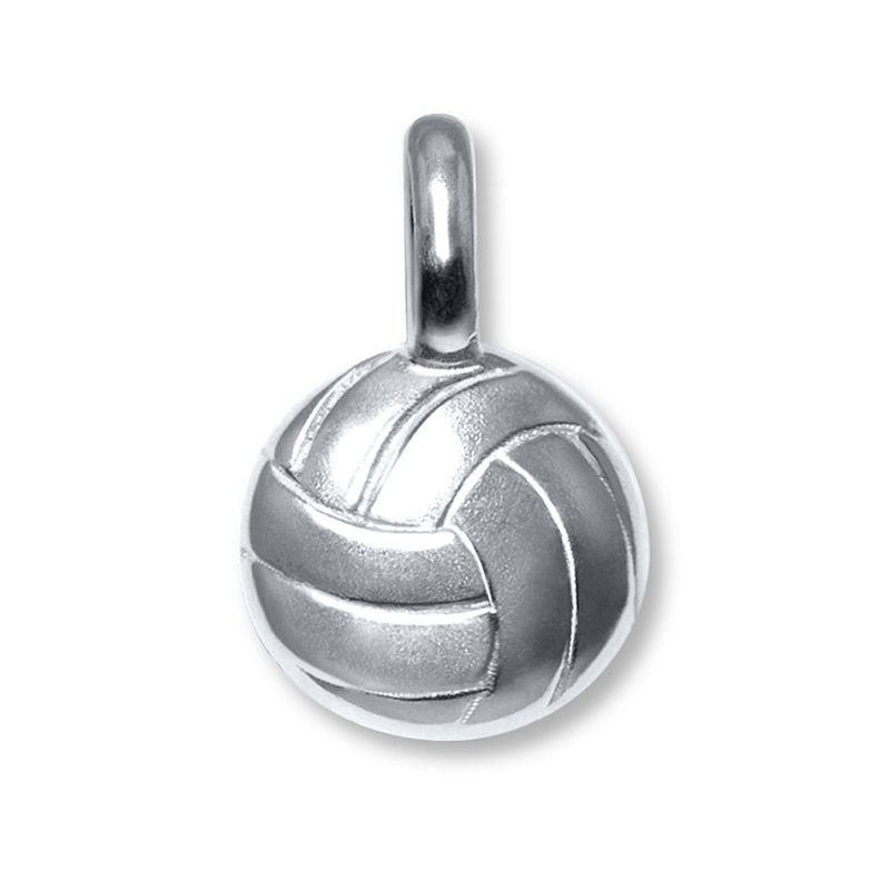 Alex Woo Charm Mini Addition Volleyball  Sterling Silver