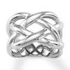 Thumbnail Image 0 of Braided Statement Ring Sterling Silver Size 7 Only