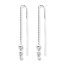 Threader Earrings Sterling Silver