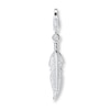 Thumbnail Image 1 of Feather Charm Sterling Silver