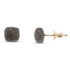 Thumbnail Image 0 of Pesavento Polvere Di Sogni Square Stud Earrings Sterling Silver/18K Rose Gold-Plated