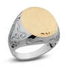 Thumbnail Image 0 of Marco Dal Maso Men's Ara Signet Ring Sterling Silver/18K Yellow Gold
