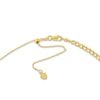 Thumbnail Image 3 of Semi-Solid Curb Chain Choker 14K Yellow Gold 12&quot; Adj.