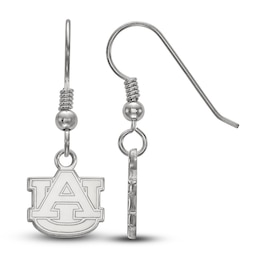Auburn University Dangle Earrings Sterling Silver