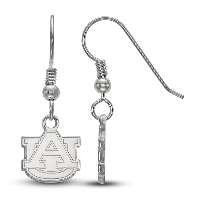 Main Image 1 of Auburn University Dangle Earrings Sterling Silver