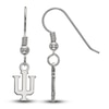 Thumbnail Image 1 of Indiana University Dangle Earrings Sterling Silver