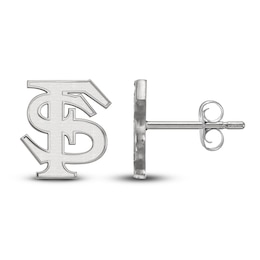 Florida State University Stud Earrings Sterling Silver