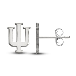 Indiana University Stud Earrings Sterling Silver