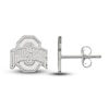 Thumbnail Image 1 of Ohio State University Stud Earrings Sterling Silver