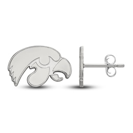 University of Iowa Stud Earrings Sterling Silver