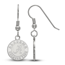 University of Alabama Dangle Earrings Sterling Silver