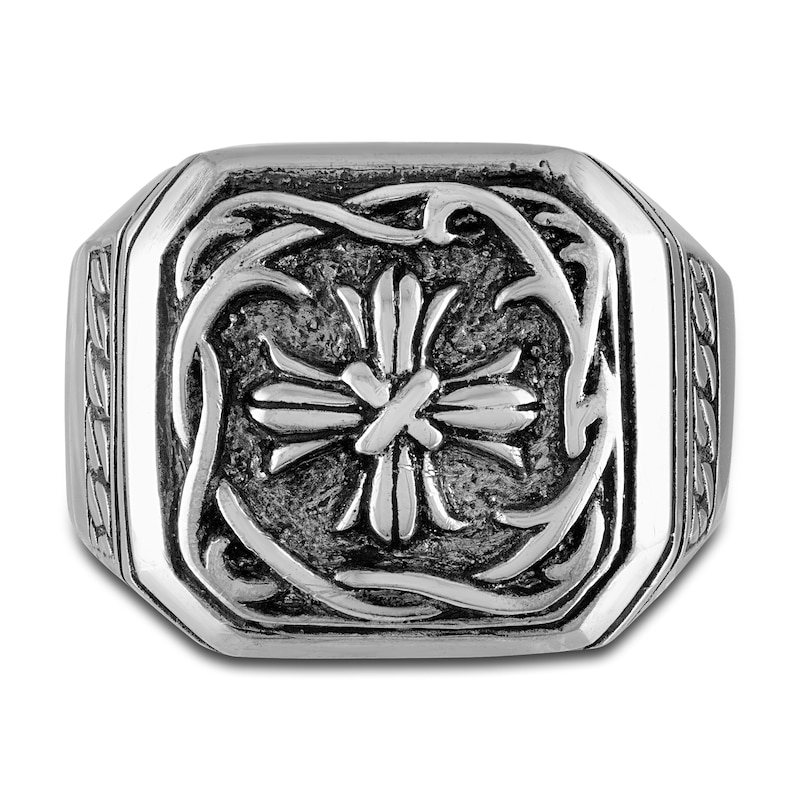 Main Image 3 of 1933 by Esquire Men's Celtic Design Ring Sterling Silver