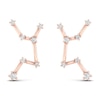 Thumbnail Image 1 of Diamond Virgo Constellation Earrings 1/8 ct tw Round 14K Rose Gold