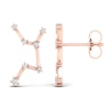 Thumbnail Image 2 of Diamond Virgo Constellation Earrings 1/8 ct tw Round 14K Rose Gold