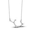 Thumbnail Image 2 of Diamond Sagittarius Constellation Necklace 1/6 ct tw Round 14K White Gold