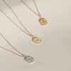 Thumbnail Image 4 of Juliette Maison Natural Peridot Pendant Necklace 10K Rose Gold