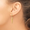 Thumbnail Image 3 of High-Polish Dangle Earrings 14K Yellow Gold