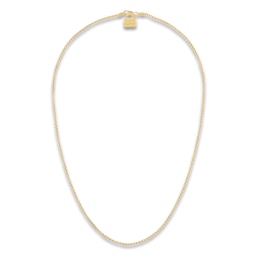 Charm'd by Lulu Frost Paper Box Chain 10K Yellow Gold 18&quot; 1.58mm