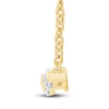 Thumbnail Image 2 of Diamond 3-Stone Pendant Necklace 1/2 ct tw Round 14K Yellow Gold