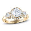 Thumbnail Image 1 of Vera Wang WISH Diamond Engagement Ring 2-1/4 ct tw Round 18K Yellow Gold