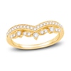 Thumbnail Image 1 of Diamond Contour Anniversary Band 1/3 ct tw Round 14K Yellow Gold