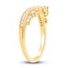 Thumbnail Image 2 of Diamond Contour Anniversary Band 1/3 ct tw Round 14K Yellow Gold