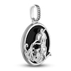 Thumbnail Image 2 of 1933 by Esquire Men's Natural Black Onyx & Natural White Topaz Aquarius Charm Sterling Silver