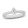 Thumbnail Image 0 of Diamond Promise Ring 3/8 ct tw Pear/Round 14K White Gold