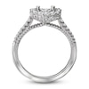 Thumbnail Image 2 of Diamond Engagement Ring Setting 1/2 ct tw Round 14K White Gold