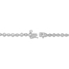 Thumbnail Image 2 of Diamond Bezel-Set Bracelet 1 ct tw 14K White Gold