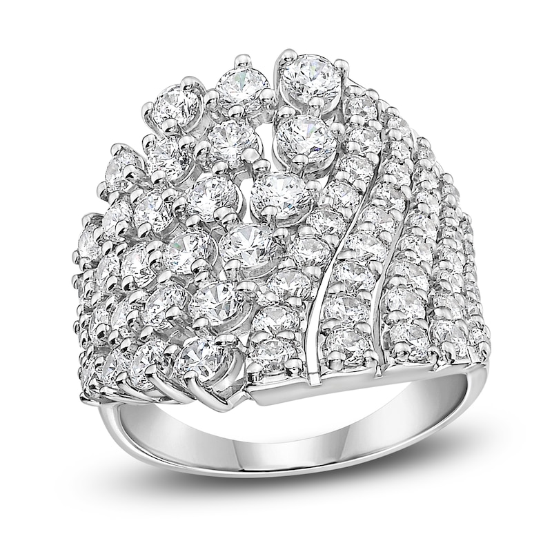 Main Image 1 of Diamond Journey Ring 3 ct tw 14K White Gold