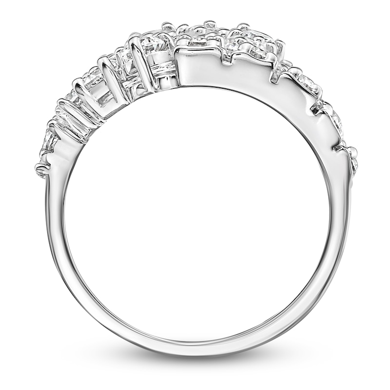 Main Image 2 of Diamond Journey Ring 3 ct tw 14K White Gold