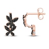 Thumbnail Image 1 of Pnina Tornai Black Diamond Butterfly Earrings 5/8 ct tw 14K Rose Gold