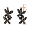 Thumbnail Image 2 of Pnina Tornai Black Diamond Butterfly Earrings 5/8 ct tw 14K Rose Gold