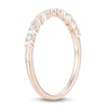 Thumbnail Image 2 of Diamond X Bezel Anniversary Band 1/4 ct tw 14K Rose Gold