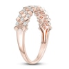 Thumbnail Image 2 of Diamond Square Multi-Row Anniversary Band 1/4 ct tw 14K Rose Gold