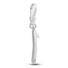 Thumbnail Image 1 of Charm'd by Lulu Frost Pavé Diamond Number 1 Charm 1/10 ct tw 10K White Gold