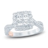 Thumbnail Image 1 of Pnina Tornai Princess-Cut Diamond Quad Engagement Ring 1-3/4 ct tw 14K White Gold