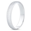 Thumbnail Image 2 of Men's Sandblasted Wedding Band 14K White Gold 4mm