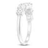 Thumbnail Image 2 of Pear, Round & Emerald-Cut Lab-Created Diamond Fashion Ring 1-1/2 ct tw 14K White Gold