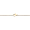 Thumbnail Image 3 of Children's Diamond-Accent Cross Necklace 14K Yellow Gold 13&quot;